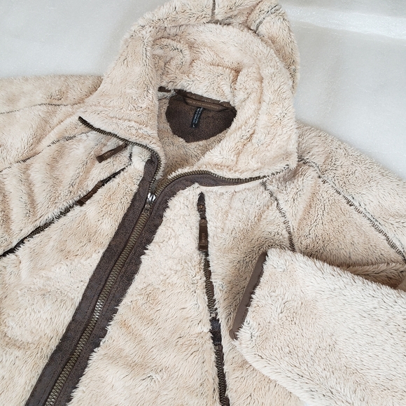 Kuhl Jackets & Blazers - Kuhl Flight Fleece Jacket - Women's Large Stowaway  Hood Hooded Full Zip Hiking